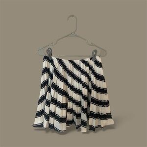 Maeve Striped Navy and White Women's Skirt